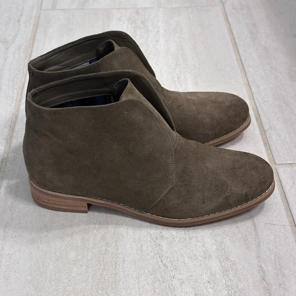 Blondo Suede waterproof ankle boots Like New Size 7 Brown - Picture 1 of 5